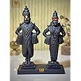 HR Enterprises (VR 202 Vitthal Rukmini Statue,Vitthal Rukmani Stand,Idol of God Vitthal Rukmai,Statue for Home Decor,Gifting,Showpieces for Home.
