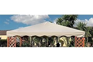 Giardini del Re 17774 Top Copertura Gazebo, 300 x 300 x 10 cm, Ecru