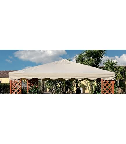 VERDELOOK Telo copertura Vela per Pergola Legno 3x6 - Garden Center VERDELOOK Telo copertura Vela per Pergola Legno 3x6 - Garden Center