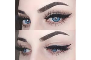 Lenti a contatto blu naturali e molto coprenti SILIKON COMFORT NEWNESS colorato Viola Blue + contenitore di GLAMLENS - 1 paio (2 pezzi) - DIA 14.50 - senza correzione 0.00 diottrie