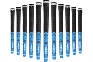 Mile High Life Empuñaduras de golf de goma suave para todo tipo de clima, alta absorción de impactos, tracción mejorada, tamaño estándar, mediano y jumbo (núcleo de 0.6 a 0.6 pulgadas)