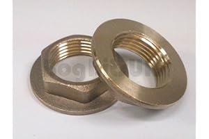 SCONOSCIUTO Boccola filettata in ottone, 1,27 cm (1/2"), 1 paio