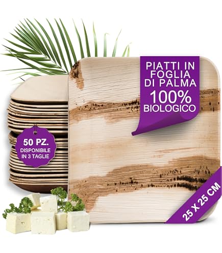 Piatti in foglia di palma, tanti buoni motivi per utilizzarli