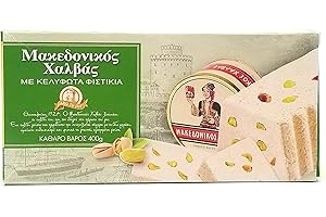 HAITOGLOU Halvas aus Sesam mit Pistazien 400 gr aus Griechenland griechischer Halva Pistazie