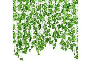 Gusengo 12 Pack 7.2Ft Artificial Ivy Fake Vines