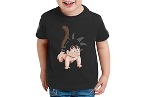 WhyKiki Son Baby Camiseta para Niños T-Shirt Goku Dragon Master Ball Vegeta Turtle Roshi Db