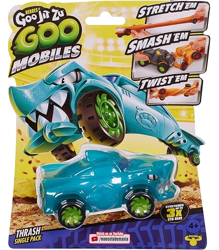 Heroes Of Goo Jit Zu Bandai - Action Figure Rock Jaw Vs. Tiger, Confezione Da 2, Multicolore, Personaggi Gommosi