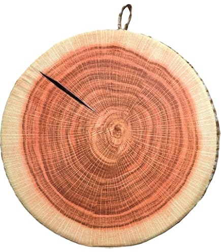 Tree Branch Pillow Round Tree Stump Throw Pillow Comfortable Wood Log