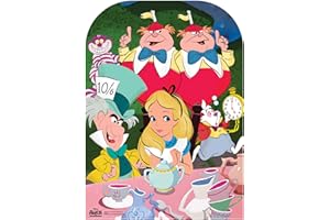 SC1092 Star Cutouts Tea Party Child Stand-In l Alice in Wonderland Party l Cardboard Cutout l Celabration Supplies for Baby Shower, Mad Hatters, Tea & Birthday Parties, 131 x 95 x 131 cm