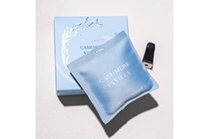 COCORRÍNA Kaszmirowe saszetki o zapachu wanilii, saszetki na odświeżacz powietrza do szuflad i szafek, zapach domu