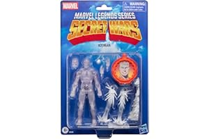 Marvel Legends Series, Secret Wars, Ice Man, Figura Retro Coleccionable de 15 cm Inspirada en los cómics de la Patrulla-X de Marvel