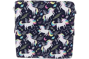 TOYANDONA Kleinkind Sitzerhöhung Essen Einhorn Stuhl Erhöhung Kissen Kinder Sitzerhöhung Sitz für Essen Tragbare Reise Erhöhung Kissen