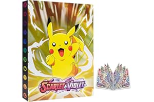 Egmelos Sammelkarten Album, Sammelalbum mit niedlichem Cartoon-Muster, Sammelalbum Album Kompatibel Diverse Karten, Karten Album Buch umfasst 50 Seiten und fasst bis zu 400 Karten