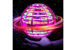 Ivtivfu Fliegender Ball, LED UFO Ball Toys, Spielzeug Drohne für Kinder ab 6 Jahren