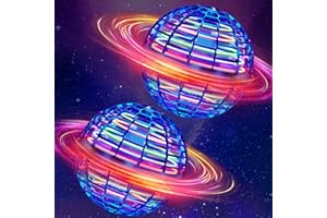 Ivtivfu Bola voladora (azul, 2 unidades), spinner mágico, bola mágica, bola mágica, bola mágica, juguete UFO Ball Toys, boomerang, juguete para niños a partir de 6, 8, 10, 12 años