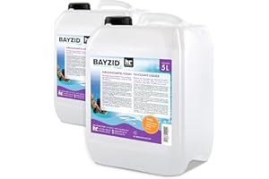 Höfer Chemie BAYZID 2 x 5 L (10 l) Liquide floculant pour Piscine pour Une Eau cristalline - Facile à Utiliser + très Efficace Contre la turbidité