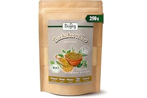Biojoy Fenogreco en polvo BIO (250 g), Semillas de Fenogreco molidas, especia sin aditivos