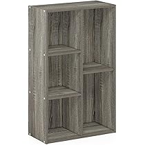Libreria Da Scrivania Furinno Hermite - Scaffale Organizzativo, Legno Ingegnerizzato, Espresso, 41.7x23.6x19.8 Cm