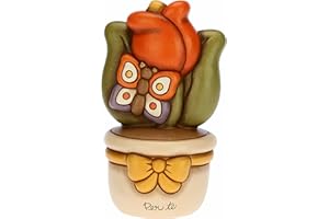 THUN - Vasetto soprammobile con Tulipano e Farfalla - per Te