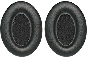 Aurivor Cuscinetti auricolari aggiornati per cuffie Bose Triport 1 (TP-1) Triport 1A (TP-1A), Around-Ear 1 (AE1), coperture di ricambio con schiuma di isolamento acustico, spessore aggiunto