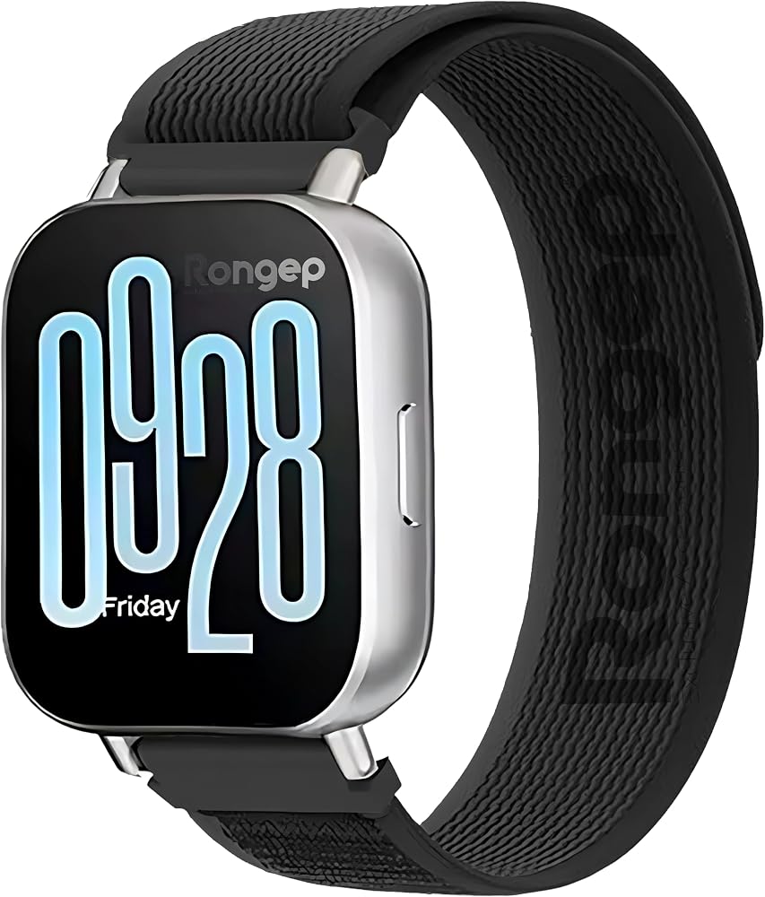 Rongep Xiaomi ile Uyumlu Travel Loop Kumaş Kordon Redmi Watch 5 Active/5 Lite/Watch S4/2/2Pro/S3/S1/S1Pro/S1 Active için Tere Dayanıklı Nefes Alan Konforlu ve Rahat Tasarım Kayış