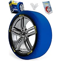 Chaussette À Neige Pour Roue ADAPTÉ AU Pneu 195/60R15 Avec Jante 15 (17142) Paire DE Chaussettes À Neige Pour Routes VERGLACÉES Pour
