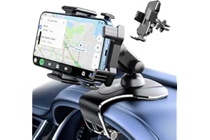 Vbrisi Support de téléphone pour Voiture, Support de téléphone Portable Rotatif pour Tableau de Bord, Support de téléphone pour Voiture avec Prise d'air à 360°
