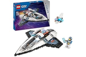 LEGO City Astronave Interstellare Giocattolo, Giochi Spaziali per Bambini e Bambine da 6 Anni in su con Navicella da Costruire, Minifigure dell'Astronauta e Drone Robot 60430