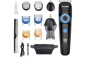 ‎BARBERBOSS Barberboss Bartschneider Männer & Haarschneidemaschinen Männer, Nasentrimmer Männer, Herren-Pflegesets, wasserdicht-QR-6052