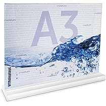 Espositore Pubblicitario VITAdisplays In Plexiglas | Formato L DIN A5 Verticale | 5 Pezzi - Foto 5