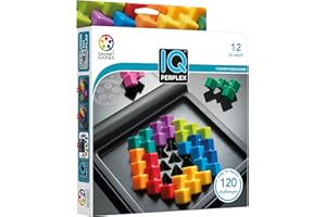 SmartGames – IQ Perplex – Puzzle IQ Compact Ado 12+ – Casse-tête Difficile – 120 Défis Solo – Jeu de Réflexion 12 Ans – Jeu de Concentration – Jeu de Logique Ado – Format Voyage – Idée Cadeau