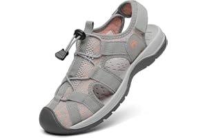 Dannto Sandali Sportivi Estivi Donna Traspirante All'aperto Antiscivolo Escursionismo Sandali da Trekking Passeggiata Arrampicata