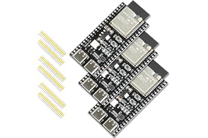 diymore 3 st för ESP32-S3 DevKitC-1 N16R8-modul, för ESP32 S3 1-N16R8 utvecklingskort med WiFi, Bluetooth 5.0, USB C anslutbar antenn