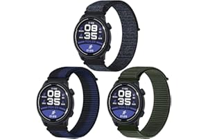 OUTPUTBT Nylon Bracelet 20mm pour Coros Pace 2/Apex 2/Apex 42mm Sport Remplacement pour Homme Femme