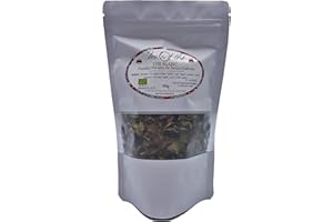 LE SAFRAN L'OR ROUGE DES ARDENNES Thé blanc Vanille-Fleurs-Safran, 50g, 35 tasses, certifié BIO