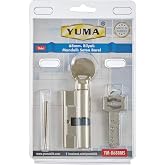 Yuma Lock Hub, Latch Ball Lock Cylinder, Steel Door Hub (68 mm, Nickel)