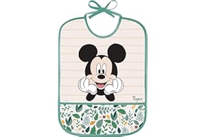 TIGEX Disney Baby 80800719 - Babero Eva, diseño Mickey, para 6-36 meses