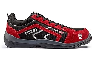 Sparco 0751844NRRS Evo Städtische Schuhe Schwarz/Rot 44 EU