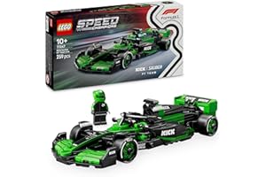 LEGO Speed Champions KICK Sauber F1 Team C44 Race Car Toy with a Collectible Formula 1 Driver Minifigure - Model Kits for 10+ Year Old Boys & Girls or Adult Motorsport Fans 77247