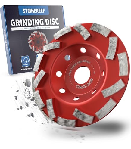 Disque Diamant 125 Mm Meule Boisseau Pour Béton, Pierre, Granit - Lytool
