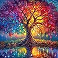 mrpwnle Tree of Life Diamond Painting Kits for Adults-Tree of Life Diamond Art Kits for Adults,5D Diamond Painting Tree of Life, DIY Full Drill Diamond Painting Gem Art and Crafts 12x12inch