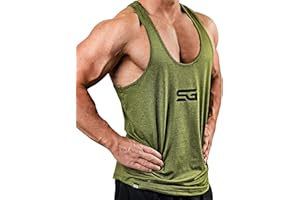 Satire Gym Fitness Stringer Uomo - Abbigliamento Sportivo Funzionale - Adatto per Workout, allenamenti - Slim Fit