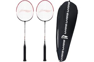 Li-Ning XP Series Blend Badminton Racquet, Set of 2 with Free Full Cover