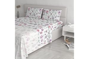 Italian Bed Linen Pełne łóżko Atena Bawełna, DZIĘKI ROSA, Dwuosobowy