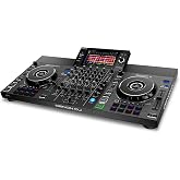 Denon DJ SC LIVE 4 - Bağımsız DJ Controller, 4 Kanallı Mikser, Amazon Music Unlimited Yayını, Wi-Fi, Hoparl&ouml;rler, Serato DJ v