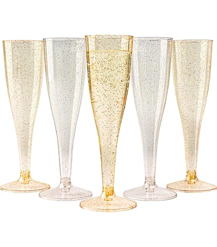 Flute Da Champagne In Plastica Riutilizzabili Ma Maison - Calici Eleganti 100ml Per Feste E Eventi - Foto 9