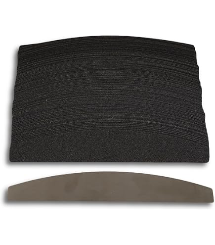 T4B LUSSONI Feilenboard Aus Chirurgischem Stahl – Bootsform Für Nagelfeilen, Professionelle Maniküre