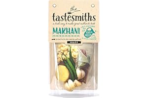 THE TASTESMITHS Makhani Tastesmiths DIY Curry Kit with Fresh Ingredients to Make an Authentic Indian Curry Recipe and Heat Guide Included | Serves 2-3