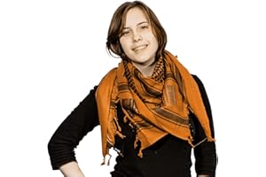 Retro Seventy2 Shemagh Bufandas de algodón puro para mujer, envoltura de invierno para hombre, bufanda árabe del desierto keffiyeh, chal unisex