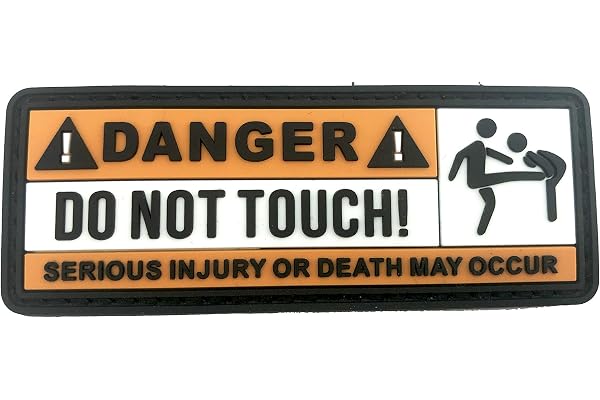 Fara Do Not Touch Airsoft PVC Moral Cosplay Team Patch
